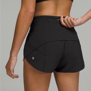 Lululemon Black Speed Up Shorts